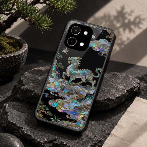 Vivo Y28 4G Cover - Pearl Dynasty Series - HQ Ultra Shine Premium Infinity Glass Soft Silicon Borders Case