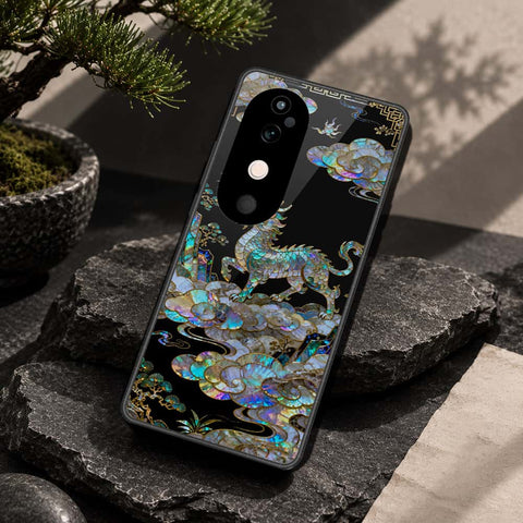 Vivo S19 Cover - Pearl Dynasty Series - HQ Ultra Shine Premium Infinity Glass Soft Silicon Borders Case