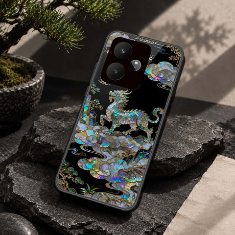 Realme GT 7T Cover - Pearl Dynasty Series - HQ Ultra Shine Premium Infinity Glass Soft Silicon Borders Case