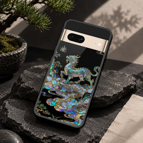 Google Pixel 7 Cover - Pearl Dynasty Series - HQ Ultra Shine Premium Infinity Glass Soft Silicon Borders Case