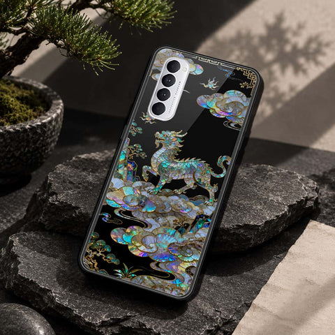 Oppo Reno 4 Pro Cover - Pearl Dynasty Series - HQ Ultra Shine Premium Infinity Glass Soft Silicon Borders Case