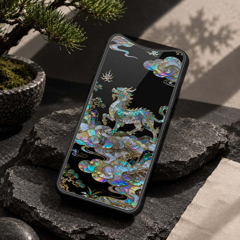 Oppo Find X Cover - Pearl Dynasty Series - HQ Ultra Shine Premium Infinity Glass Soft Silicon Borders Case