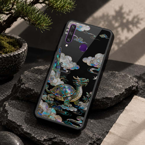 Huawei Y6p Cover - Pearl Dynasty Series - HQ Ultra Shine Premium Infinity Glass Soft Silicon Borders Case
