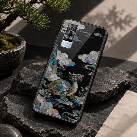 Vivo Y51a Cover - Pearl Dynasty Series - HQ Ultra Shine Premium Infinity Glass Soft Silicon Borders Case
