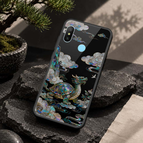 Redmi 6 Pro Cover - Pearl Dynasty Series - HQ Ultra Shine Premium Infinity Glass Soft Silicon Borders Case