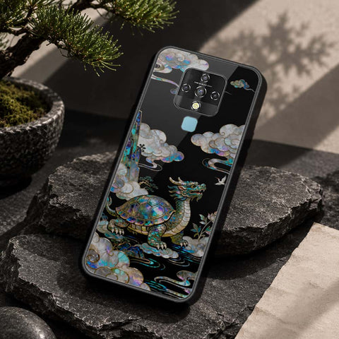 Tecno Camon 16 SE Cover - Pearl Dynasty Series - HQ Ultra Shine Premium Infinity Glass Soft Silicon Borders Case