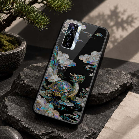 Tecno Camon 17 Pro Cover - Pearl Dynasty Series - HQ Ultra Shine Premium Infinity Glass Soft Silicon Borders Case