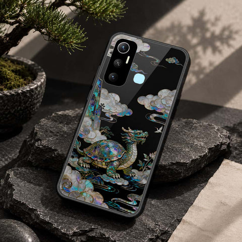 Infinix Hot 11 Cover - Pearl Dynasty Series - HQ Ultra Shine Premium Infinity Glass Soft Silicon Borders Case