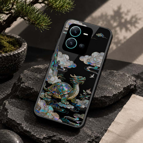 Vivo V25 5G Cover - Pearl Dynasty Series - HQ Ultra Shine Premium Infinity Glass Soft Silicon Borders Case
