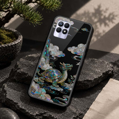 Realme 8i Cover - Pearl Dynasty Series - HQ Ultra Shine Premium Infinity Glass Soft Silicon Borders Case