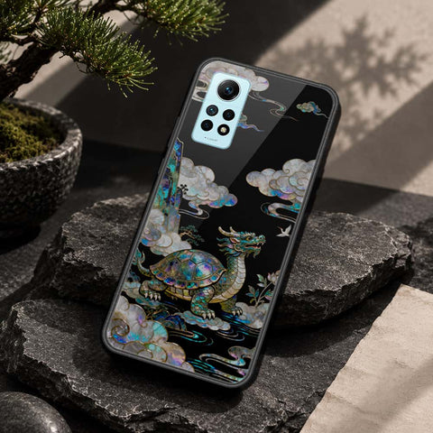 Xiaomi Redmi Note 12 Pro 4G Cover - Pearl Dynasty Series - HQ Ultra Shine Premium Infinity Glass Soft Silicon Borders Case