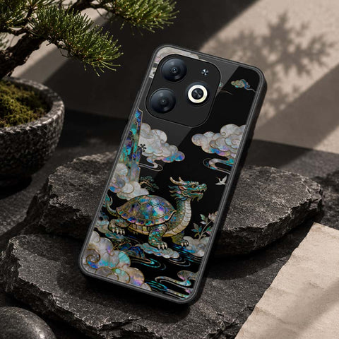 itel P55 4G Cover - Pearl Dynasty Series - HQ Ultra Shine Premium Infinity Glass Soft Silicon Borders Case