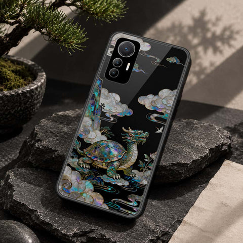 Xiaomi 12 Lite Cover - Pearl Dynasty Series - HQ Ultra Shine Premium Infinity Glass Soft Silicon Borders Case