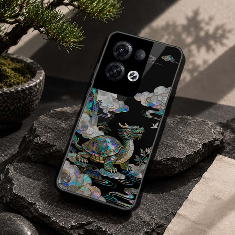 Oppo Reno 8 Pro Plus Cover - Pearl Dynasty Series - HQ Ultra Shine Premium Infinity Glass Soft Silicon Borders Case