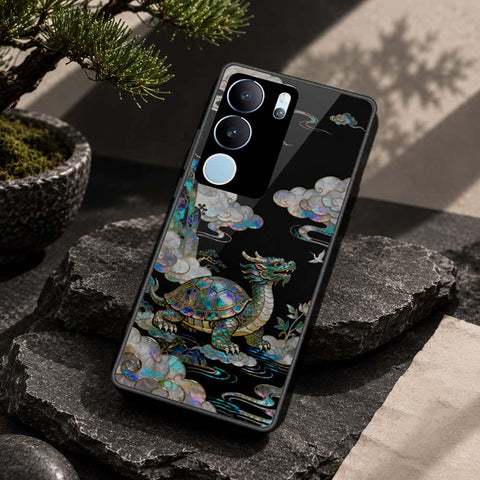 Vivo V29 Pro Cover - Pearl Dynasty Series - HQ Ultra Shine Premium Infinity Glass Soft Silicon Borders Case