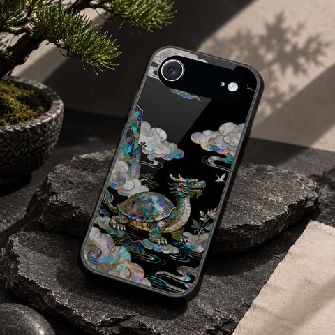 iPhone 18 Air - Pearl Dynasty Series - HQ Ultra Shine Premium Infinity Glass Soft Silicon Borders Case