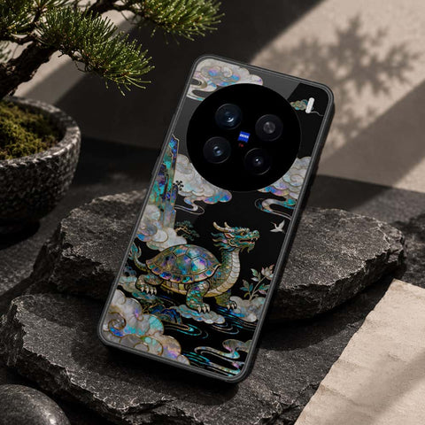 Vivo V7 Plus Cover - Pearl Dynasty Series - HQ Ultra Shine Premium Infinity Glass Soft Silicon Borders Case