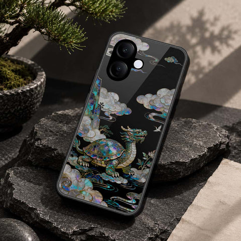 Vivo V40 Lite (IDN) Cover - Pearl Dynasty Series - HQ Ultra Shine Premium Infinity Glass Soft Silicon Borders Case