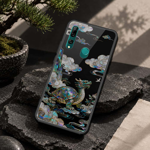 Huawei P Smart Z Cover - Pearl Dynasty Series - HQ Ultra Shine Premium Infinity Glass Soft Silicon Borders Case