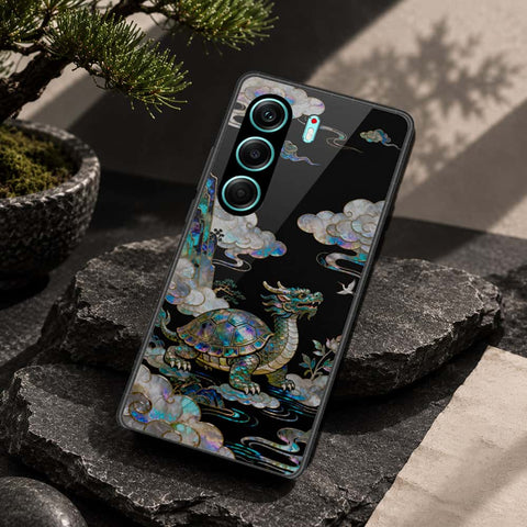 Tecno Camon 40 Pro 5G Cover - Pearl Dynasty Series - HQ Ultra Shine Premium Infinity Glass Soft Silicon Borders Case