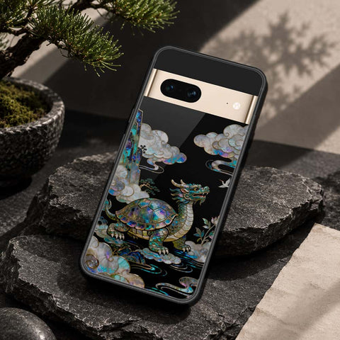 Google Pixel 7 Cover - Pearl Dynasty Series - HQ Ultra Shine Premium Infinity Glass Soft Silicon Borders Case
