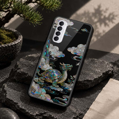 Oppo Reno 4 Pro Cover - Pearl Dynasty Series - HQ Ultra Shine Premium Infinity Glass Soft Silicon Borders Case