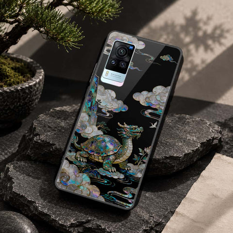 Vivo X60 Pro Cover - Pearl Dynasty Series - HQ Ultra Shine Premium Infinity Glass Soft Silicon Borders Case