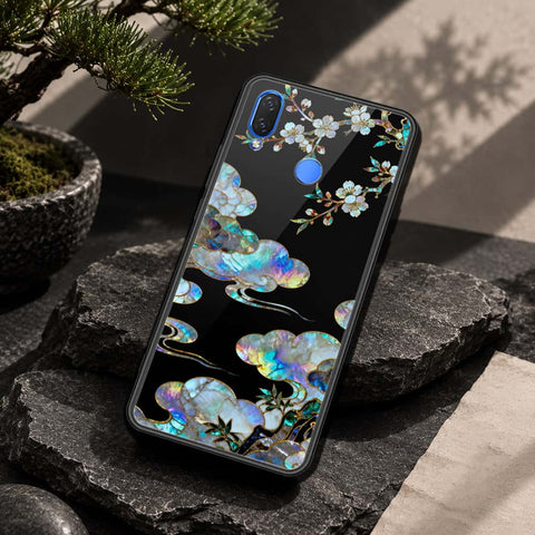Huawei Y9 2019 Cover - Pearl Dynasty Series - HQ Ultra Shine Premium Infinity Glass Soft Silicon Borders Case