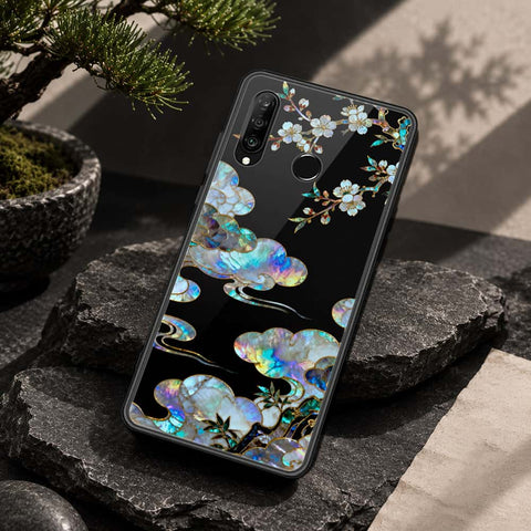 Huawei P30 lite Cover - Pearl Dynasty Series - HQ Ultra Shine Premium Infinity Glass Soft Silicon Borders Case