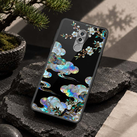 Huawei Honor 6X Cover - Pearl Dynasty Series - HQ Ultra Shine Premium Infinity Glass Soft Silicon Borders Case
