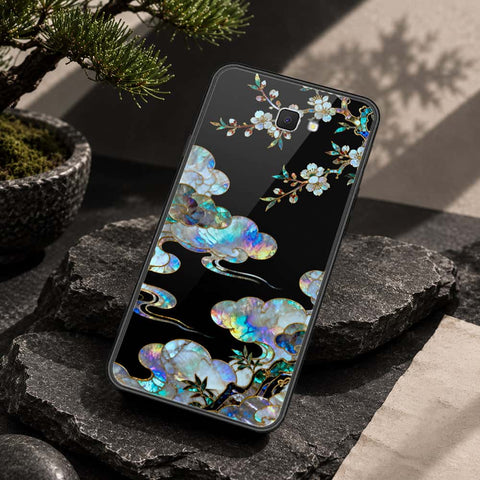 Samsung Galaxy J7 Prime Cover - Pearl Dynasty Series - HQ Ultra Shine Premium Infinity Glass Soft Silicon Borders Case