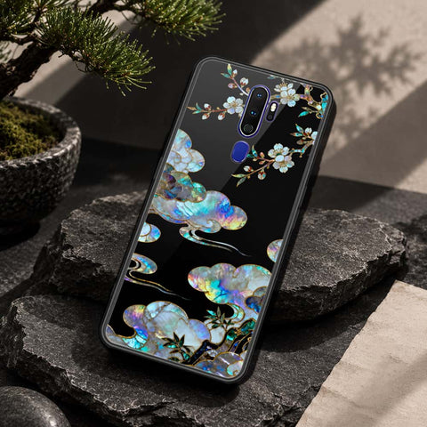 Oppo A5 2020 Cover - Pearl Dynasty Series - HQ Ultra Shine Premium Infinity Glass Soft Silicon Borders Case