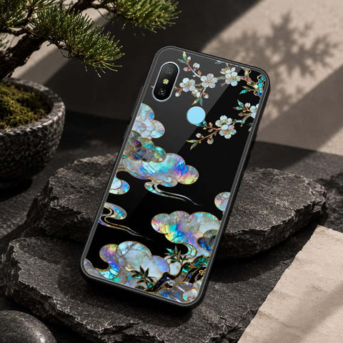 Xiaomi Redmi Note 6 Pro Cover - Pearl Dynasty Series - HQ Ultra Shine Premium Infinity Glass Soft Silicon Borders Case