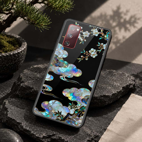 Samsung Galaxy S20 FE Cover - Pearl Dynasty Series - HQ Ultra Shine Premium Infinity Glass Soft Silicon Borders Case