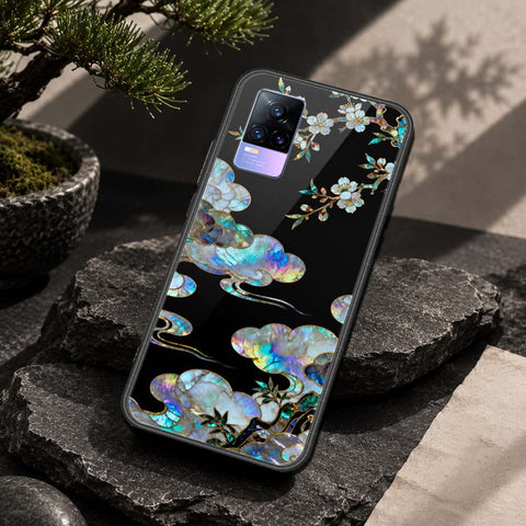Vivo V21e Cover - Pearl Dynasty Series - HQ Ultra Shine Premium Infinity Glass Soft Silicon Borders Case