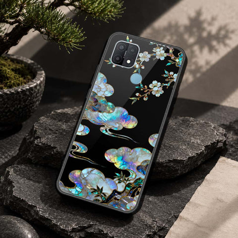 Oppo A15 Cover - Pearl Dynasty Series - HQ Ultra Shine Premium Infinity Glass Soft Silicon Borders Case