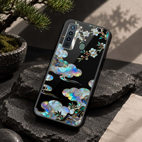 Tecno Camon 17 Cover - Pearl Dynasty Series - HQ Ultra Shine Premium Infinity Glass Soft Silicon Borders Case