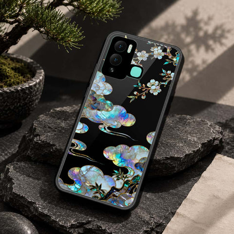 Infinix Hot 12 Play Cover - Pearl Dynasty Series - HQ Ultra Shine Premium Infinity Glass Soft Silicon Borders Case