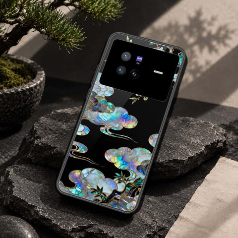 Vivo X80 Cover - Pearl Dynasty Series - HQ Ultra Shine Premium Infinity Glass Soft Silicon Borders Case
