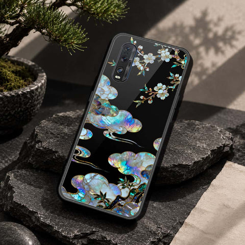 Oppo Find X2 Cover - Pearl Dynasty Series - HQ Ultra Shine Premium Infinity Glass Soft Silicon Borders Case