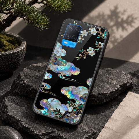 Oppo A54 4G Cover - Pearl Dynasty Series - HQ Ultra Shine Premium Infinity Glass Soft Silicon Borders Case