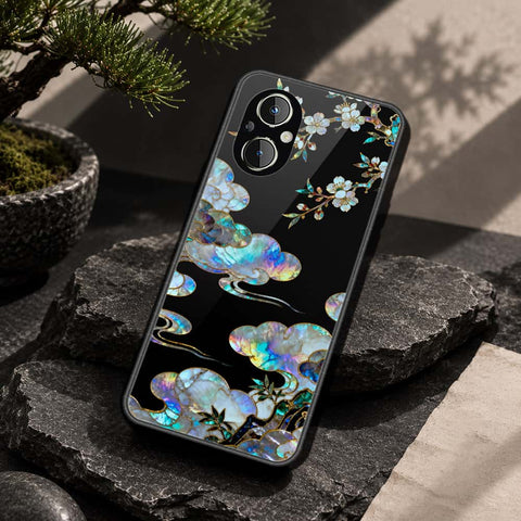 Oppo Reno 7 Lite Cover - Pearl Dynasty Series - HQ Ultra Shine Premium Infinity Glass Soft Silicon Borders Case