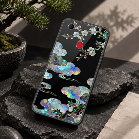 Oppo F7 Cover - Pearl Dynasty Series - HQ Ultra Shine Premium Infinity Glass Soft Silicon Borders Case