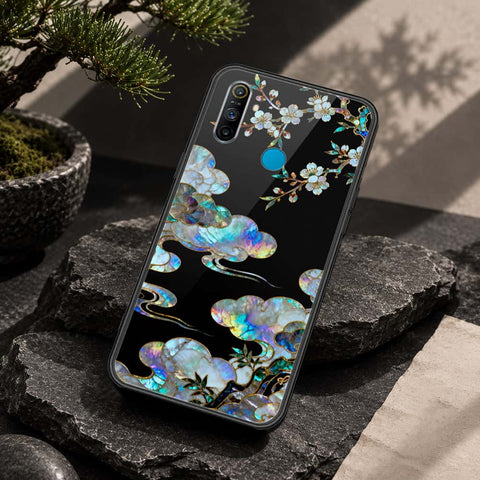 Realme 5s Cover - Pearl Dynasty Series - HQ Ultra Shine Premium Infinity Glass Soft Silicon Borders Case