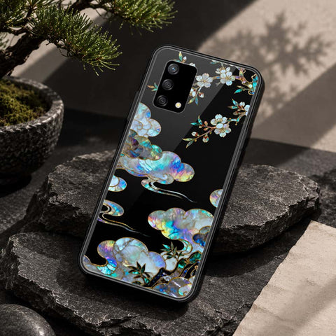 Oppo A74 Cover - Pearl Dynasty Series - HQ Ultra Shine Premium Infinity Glass Soft Silicon Borders Case