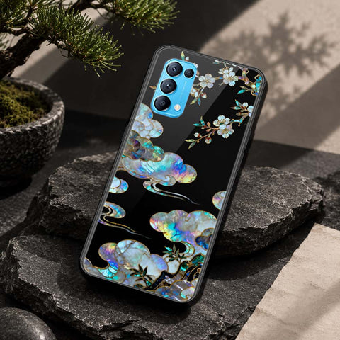 Oppo Reno 5 4G Cover - Pearl Dynasty Series - HQ Ultra Shine Premium Infinity Glass Soft Silicon Borders Case