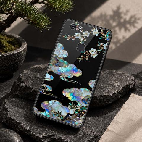 Vivo V7 Cover - Pearl Dynasty Series - HQ Ultra Shine Premium Infinity Glass Soft Silicon Borders Case
