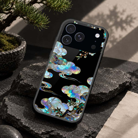 iPhone 18 Pro Max - Pearl Dynasty Series - HQ Ultra Shine Premium Infinity Glass Soft Silicon Borders Case