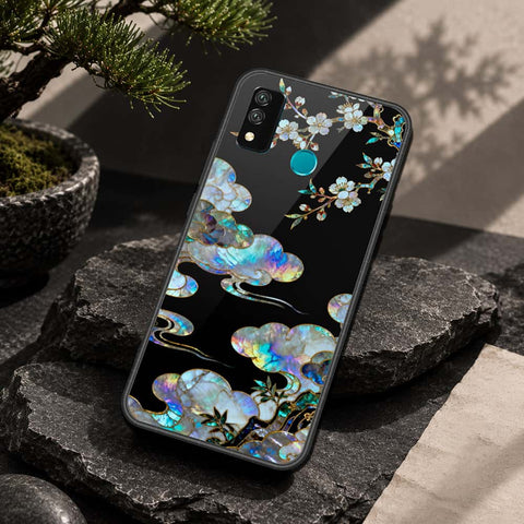 Huawei Y8s Cover - Pearl Dynasty Series - HQ Ultra Shine Premium Infinity Glass Soft Silicon Borders Case