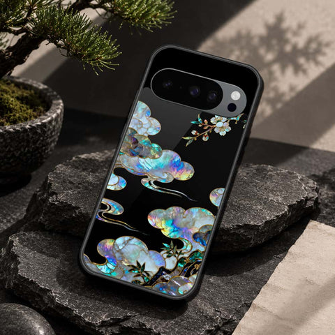 Google Pixel 9 Pro Cover - Pearl Dynasty Series - HQ Ultra Shine Premium Infinity Glass Soft Silicon Borders Case